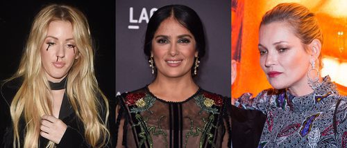 Ellie Goulding, Salma Hayek y Kate Moss entre los peores beauty looks de la semana