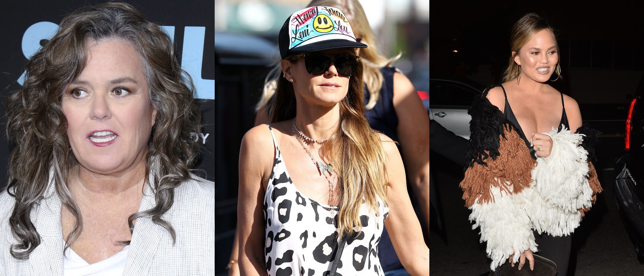 Rosie O'Donnell, Heidi Klum y Chrissy Teigen se cuelan en el top 5 de peores beauty looks de la semana