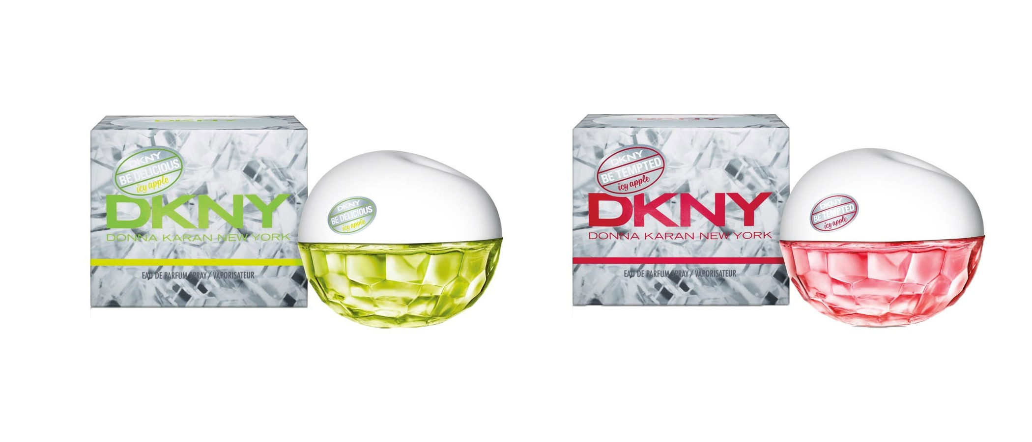 'Be Delicious Icy Apple' y 'Be Tempted Icy Apple', los nuevos perfumes de DKNY para Navidad 2017
