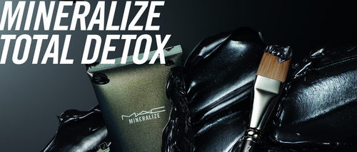 'Mineralize Total Detox', la línea de cuidado facial de MAC que cuenta con el carbón como ingrediente estrella