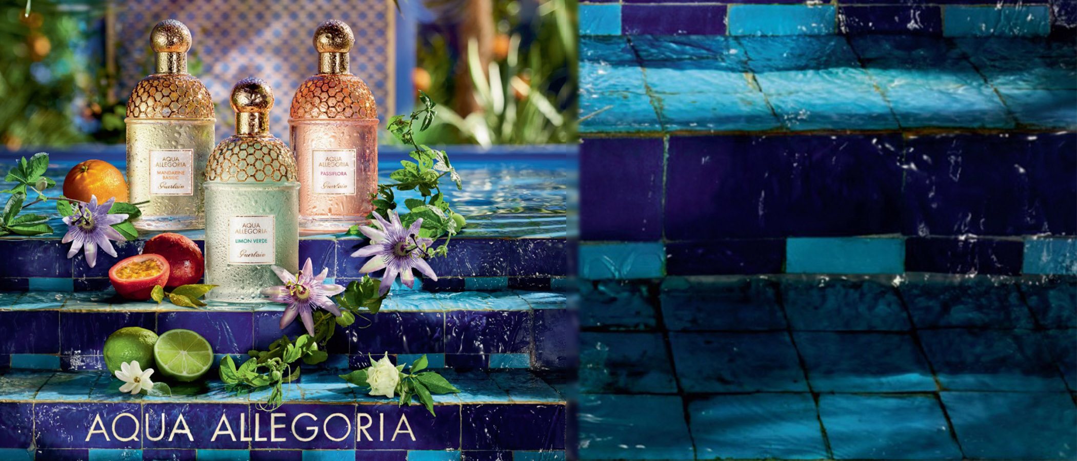 Guerlain lanza 'Aqua Allegoria Passiflora' acompañada de tres reediciones de la línea 'Aqua Allegoria'