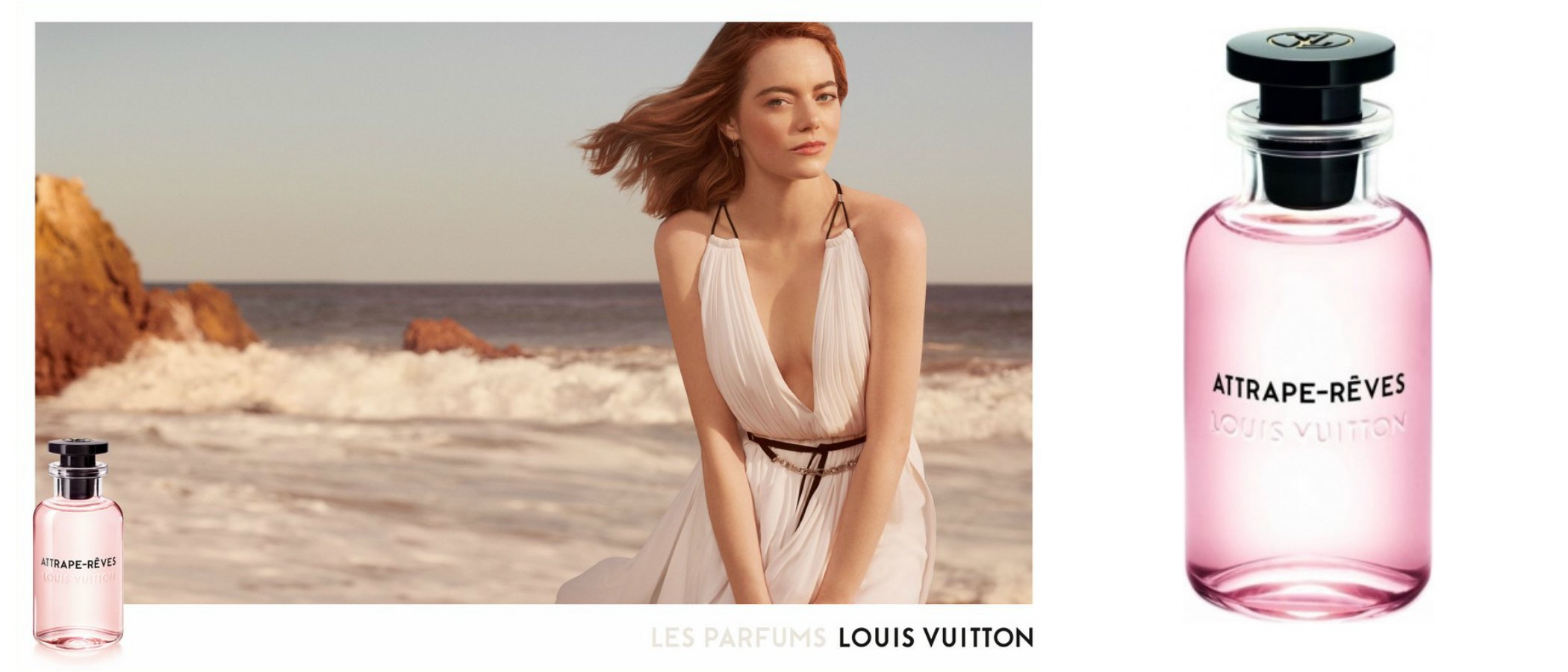 inquilino Asentar Magnético Emma Stone es la imagen de 'Attrape-Rêves', la nueva fragancia femenina de  Louis Vuitton - Bekia Belleza