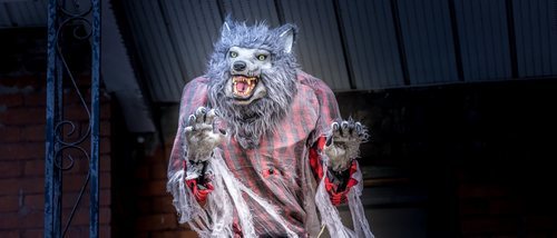 Maquillaje de hombre lobo para Halloween