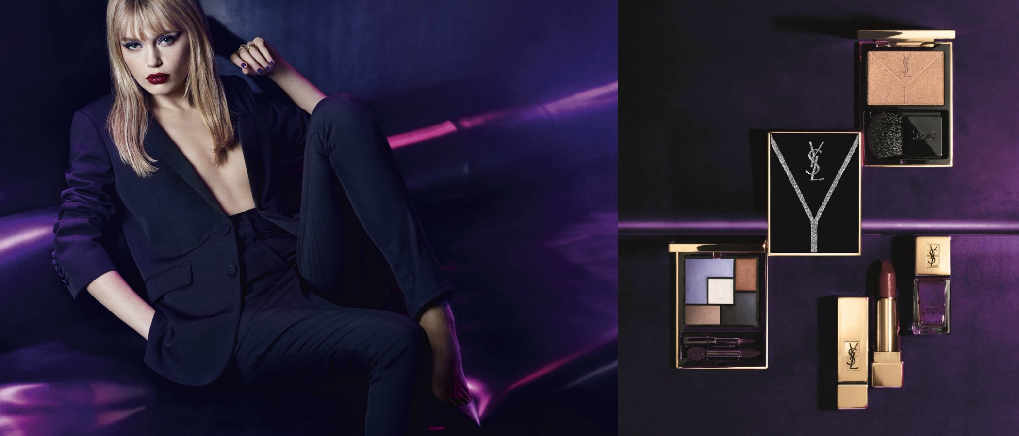 'Yconic Purple', la colección de maquillaje de Yves Saint Laurent para este otoño 2018