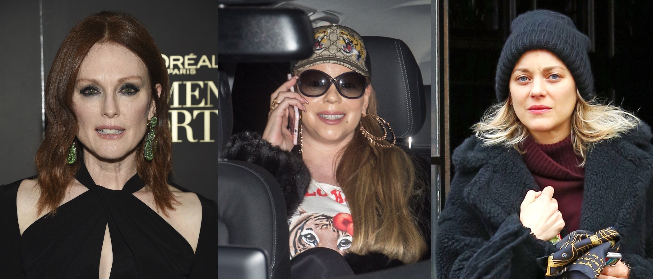 Marion Cotillard, Mariah Carey y Julianne Moore lucen algunos de los peores beauty looks de la semana