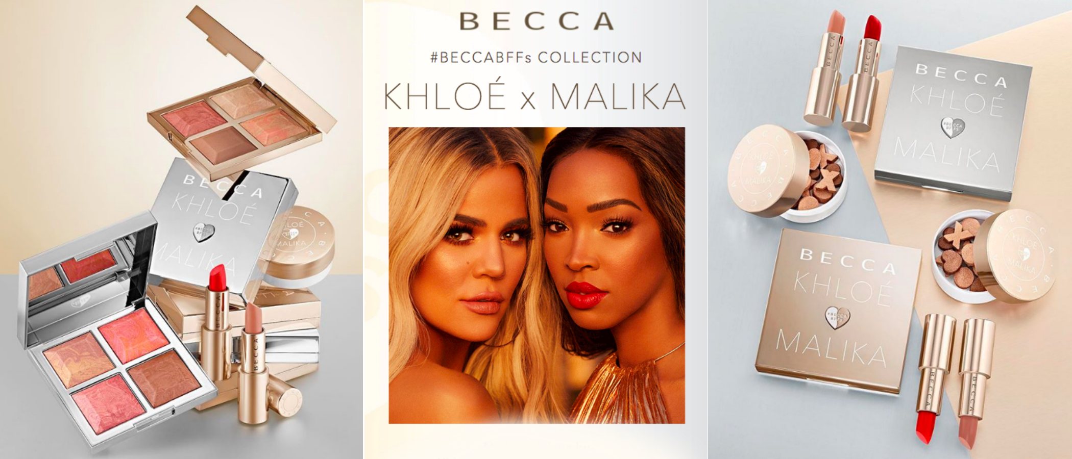 Khloé Kardashian y Malika Haqq lanzan una colección de maquillaje en colaboración con Becca