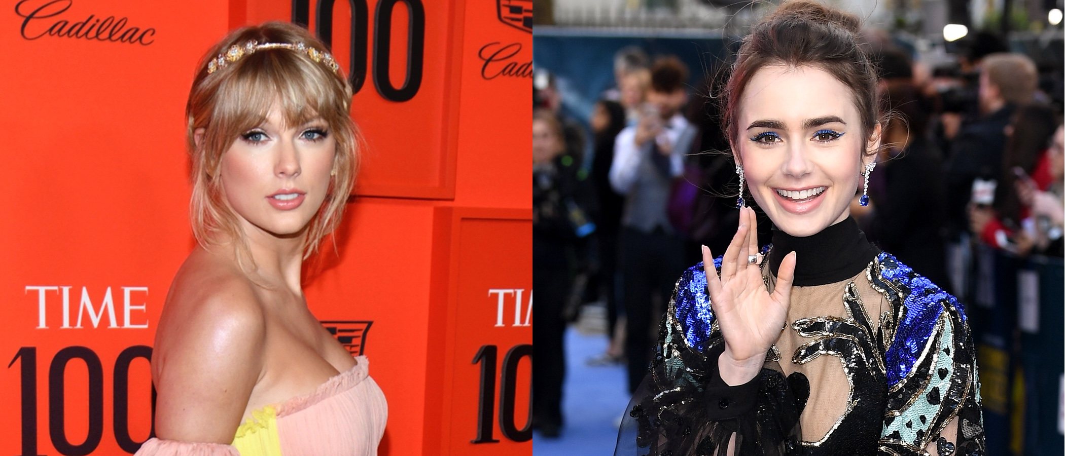 Lily Collins y Taylor Swift lucen los mejores beauty looks de la semana