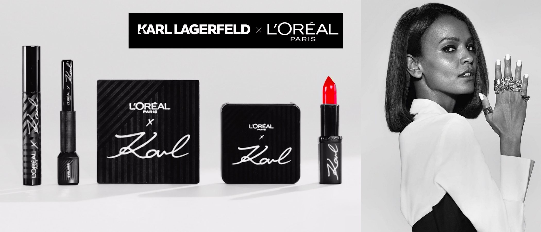 Karl Lagerfeld x L'Oréal: Así es la icónica y moderna colección de maquillaje de las dos firmas parisinas