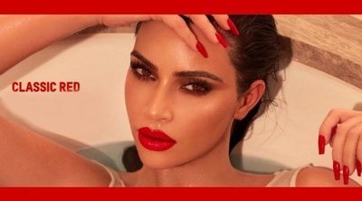 Kim Kardashian presenta 'Classic Red', la nueva barra y delineador de labios de KKW Beauty