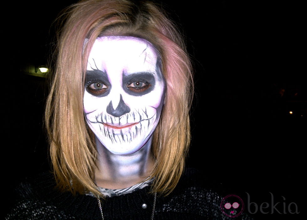 Maquillaje de esqueleto para Halloween 2011