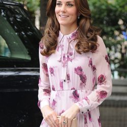 Kate Middleton con una voluminosa melena en el World Mental Health Day