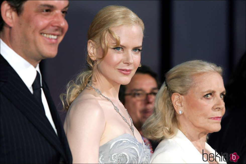 Nicole Kidman con una coleta con rizos