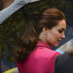 Kate Middleton con una coleta formal