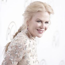 Nicole Kidman con una trenza trasera
