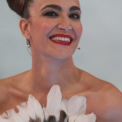 Cristina Rodríguez con moño pulido