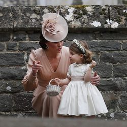 Kate Middleton durante la boda de su hermana