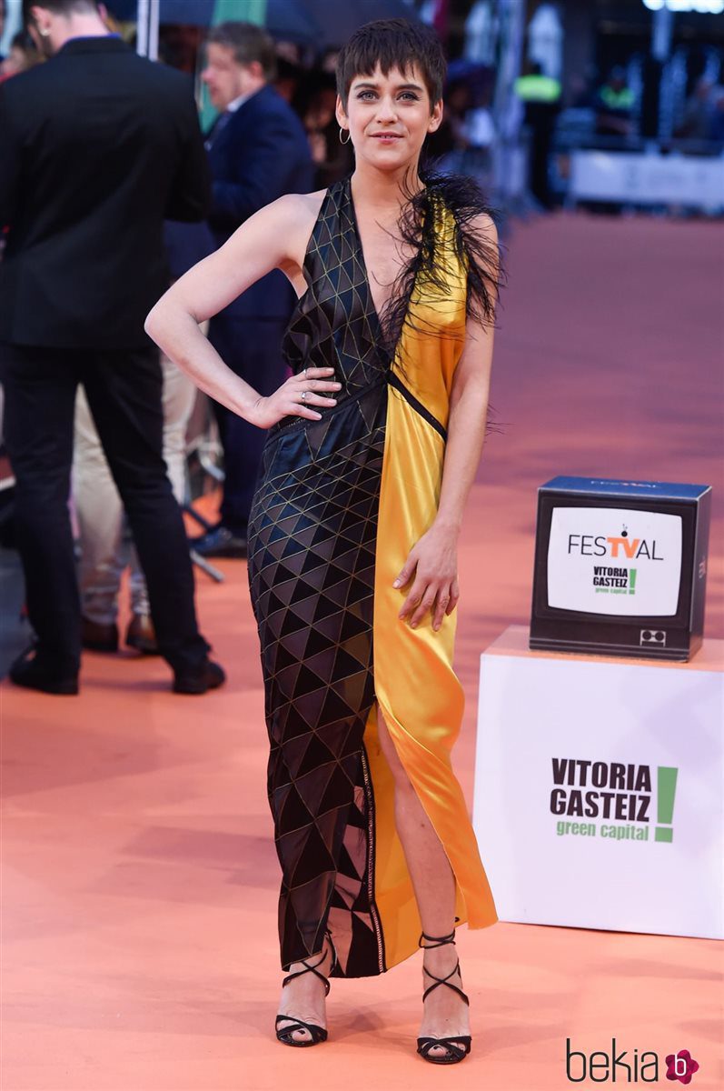 María León, en el FesTVal de Vitoria de 2017