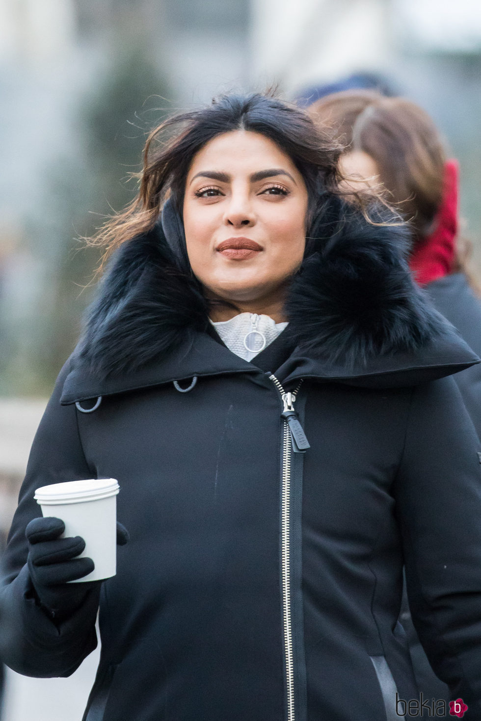 Priyanka Chopra ocultando el frío de Nueva York con maquillaje en el rodaje de 'Quantico'