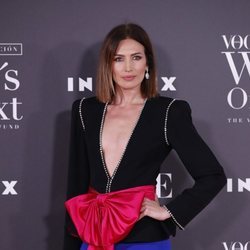 Nieves Álvarez con una melena midi en los premios Vogue 'Who's on Next' 2018