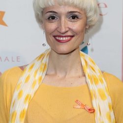 Laura Pamplona ocn el pelo corto en un evento contra el cáncer de piel 2018