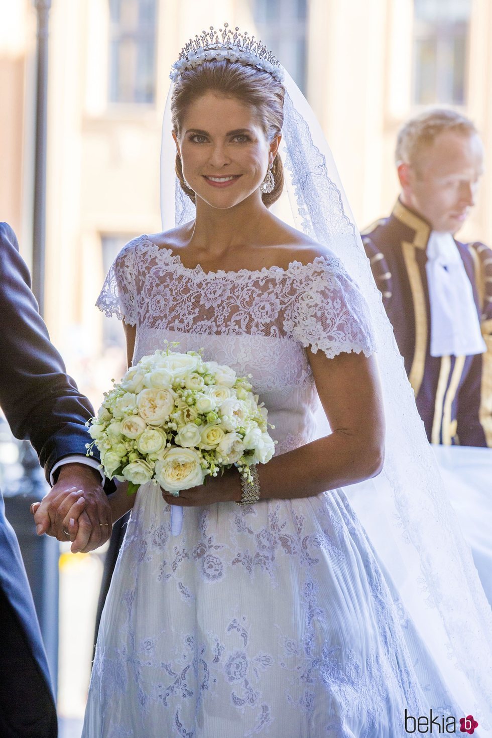 Magdalena de Suecia, en el día de su boda