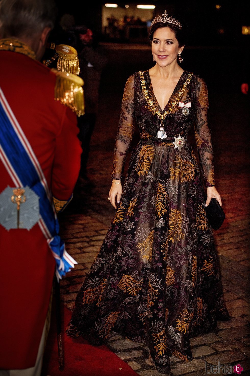 La Princesa Mary de Dinamarca en la recepción de Año Nuevo con un beauty look perfecto