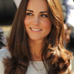 Kate Middleton con eyeliner y puntas marcadas