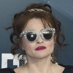 El excesivo beauty look de Helena Bonham Carter en los Premios Sindicato de Actores 2020