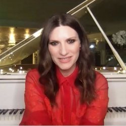 El discreto beauty look de Laura Pausini en los Globos de Oro 2021