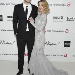 Miley Cyrus con melena corta en la fiesta de Elton John tras los Oscar 2012