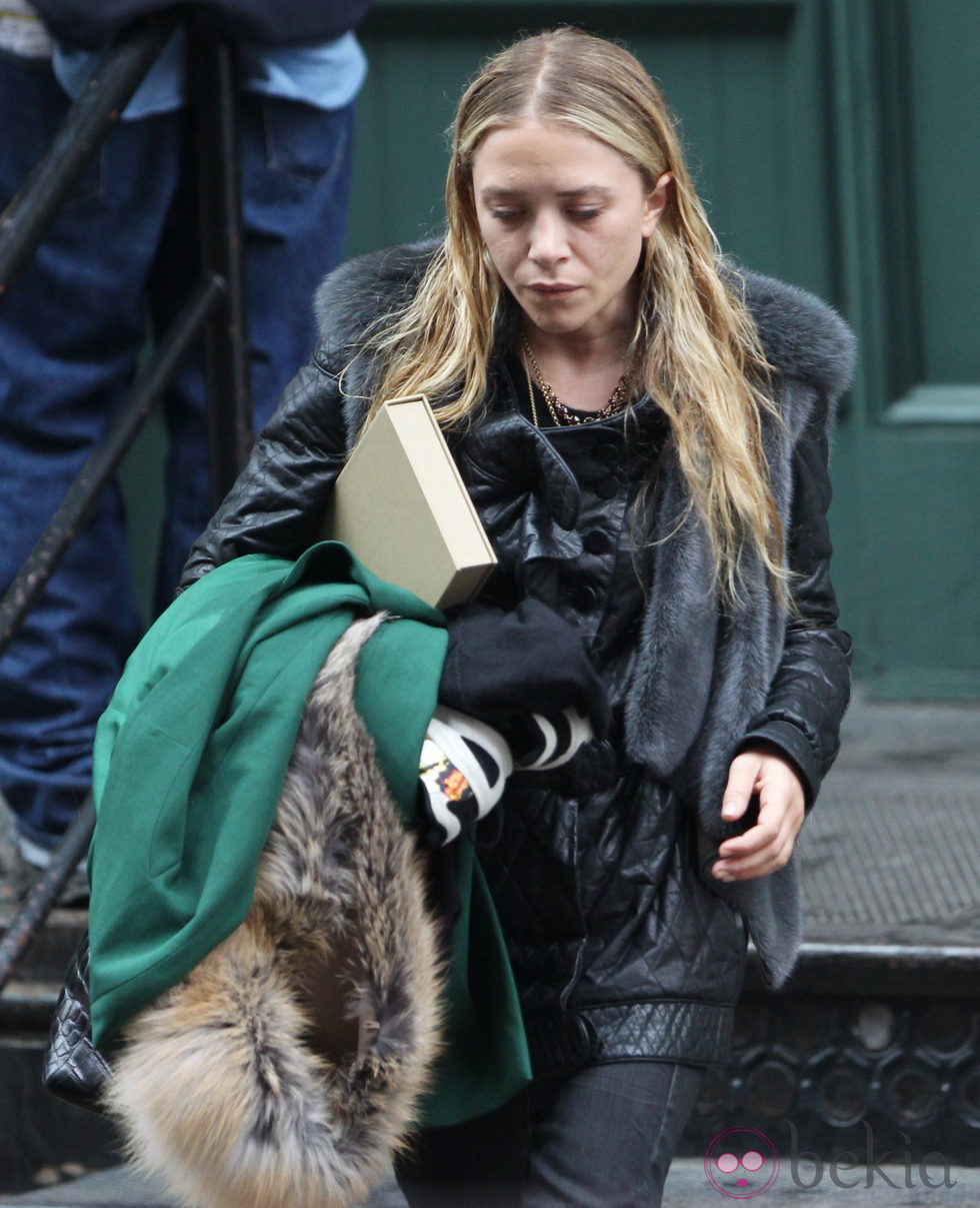 El look desmejorado de Mary-Kate Olsen