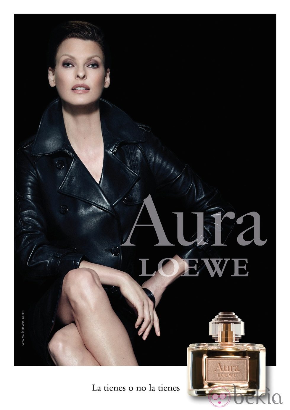 Linda Evangelista, imagen del perfume 'Aura' de Loewe