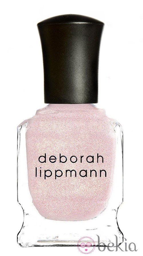 Esmalte rosa con glitter de la colección primavera/verano 2014 de Deborah Lippmann