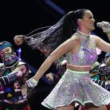 Katy Perry con la melena hecha trenzitas