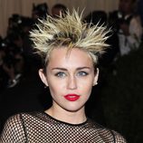 Miley Cyrus lleva un puercoespín en la cabeza