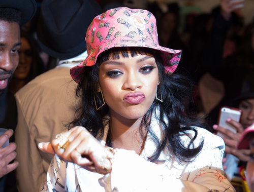Rihanna en la ceremonia de apertura de la 'M$$ X WT'  en 2015