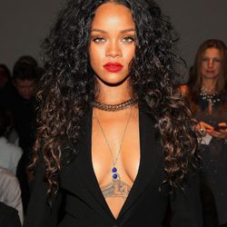 Rihanna en el front row de la Merecedes Benz Fashion Week de Nueva York en 2014