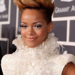 Rihanna en la ceremonia de los Grammy en 2010