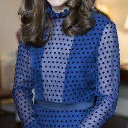 Kate Middleton en la recepcion en el Kensington Palace en abril de 2016
