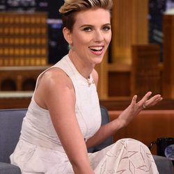 Scarlett Johansson en 2015 en 'The Tonight Show Starring Jimmy Fallon'