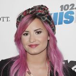 Demi Lovato con el pelo rosa