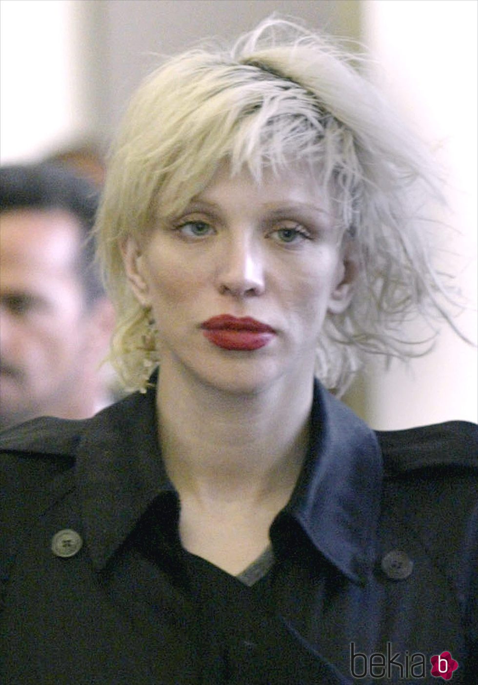 Courtney Love llegando a los juzgados de Los Ángeles