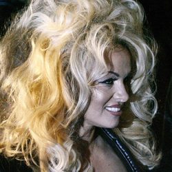 Pamela Anderson con un cardado en 17 edición del 'Life Ball'