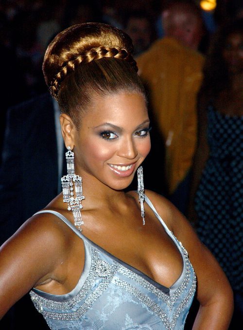 Beyoncé en la presentación de 'The Fighting Temptations'