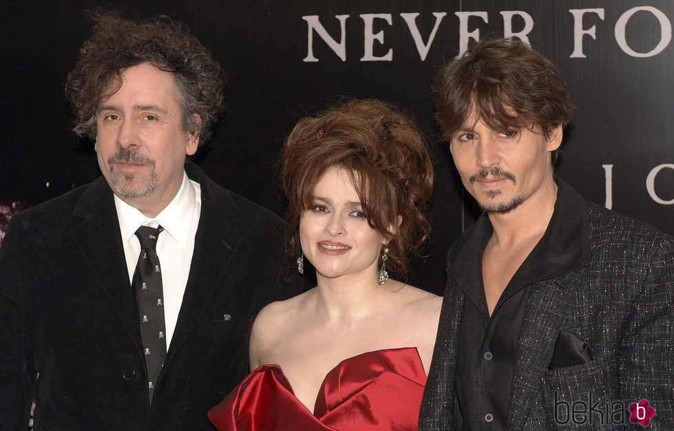 Helena Bonham Carter en la premiere de 'Sweeney Todd'