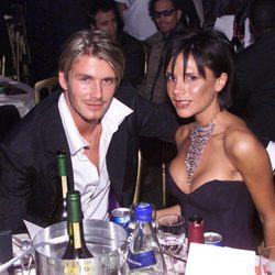 Victoria Beckham y David Beckham en los MOBO Awards