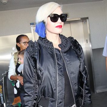 Gwen Stefani, una moderna 'midi' azul